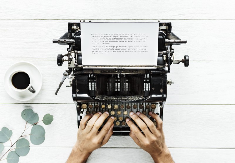 Why do all stock images for “writing” have typewriters in them — who is still using these typewriters?
